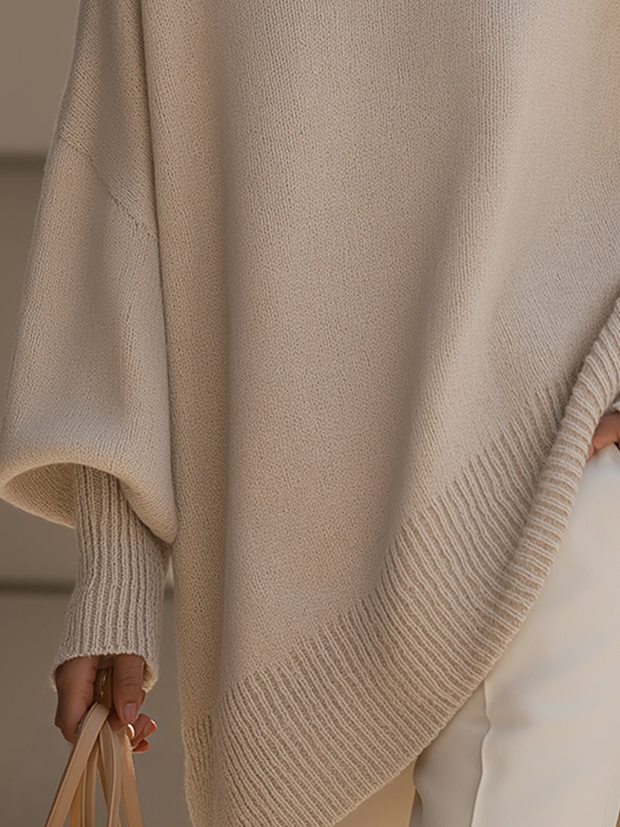 Claire's Oversized Wide-Neck Sweater
