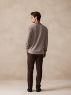 Luxury Stretch Polo Sweater