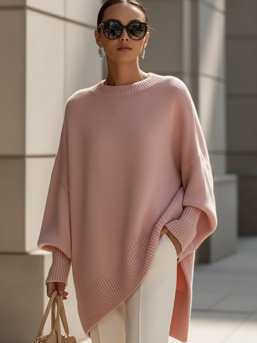 Claire's Oversized Wide-Neck Sweater