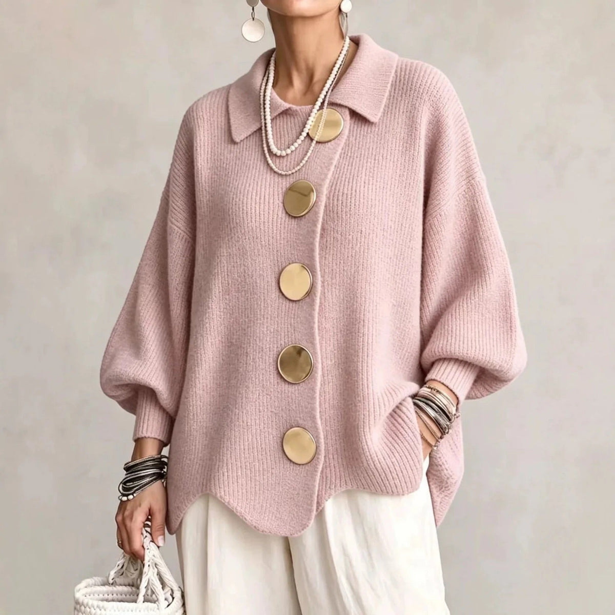 Claire's ™ Oversized Button Cardigan