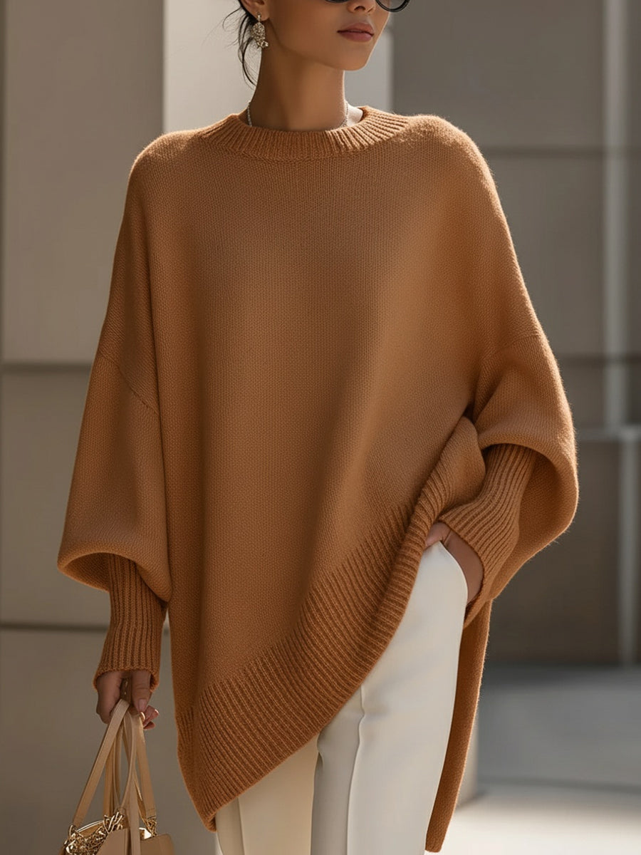 Claire's Oversized Wide-Neck Sweater