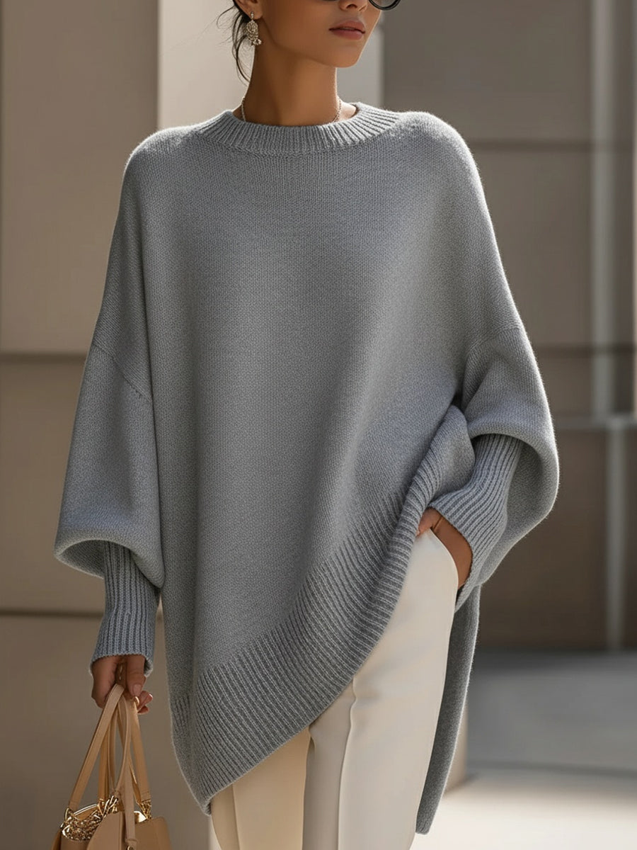Claire's Oversized Wide-Neck Sweater