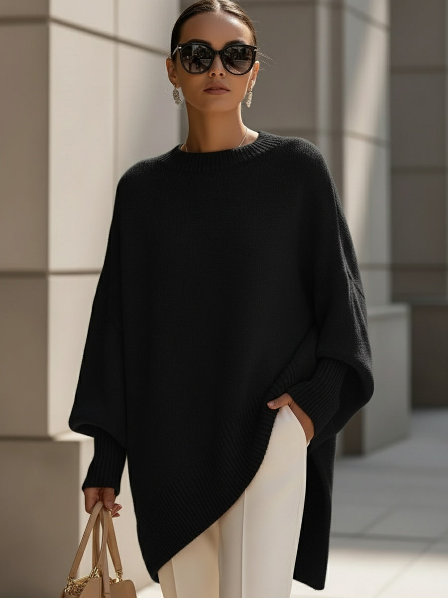 Claire's Oversized Wide-Neck Sweater