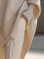 Claire's Oversized Wide-Neck Sweater