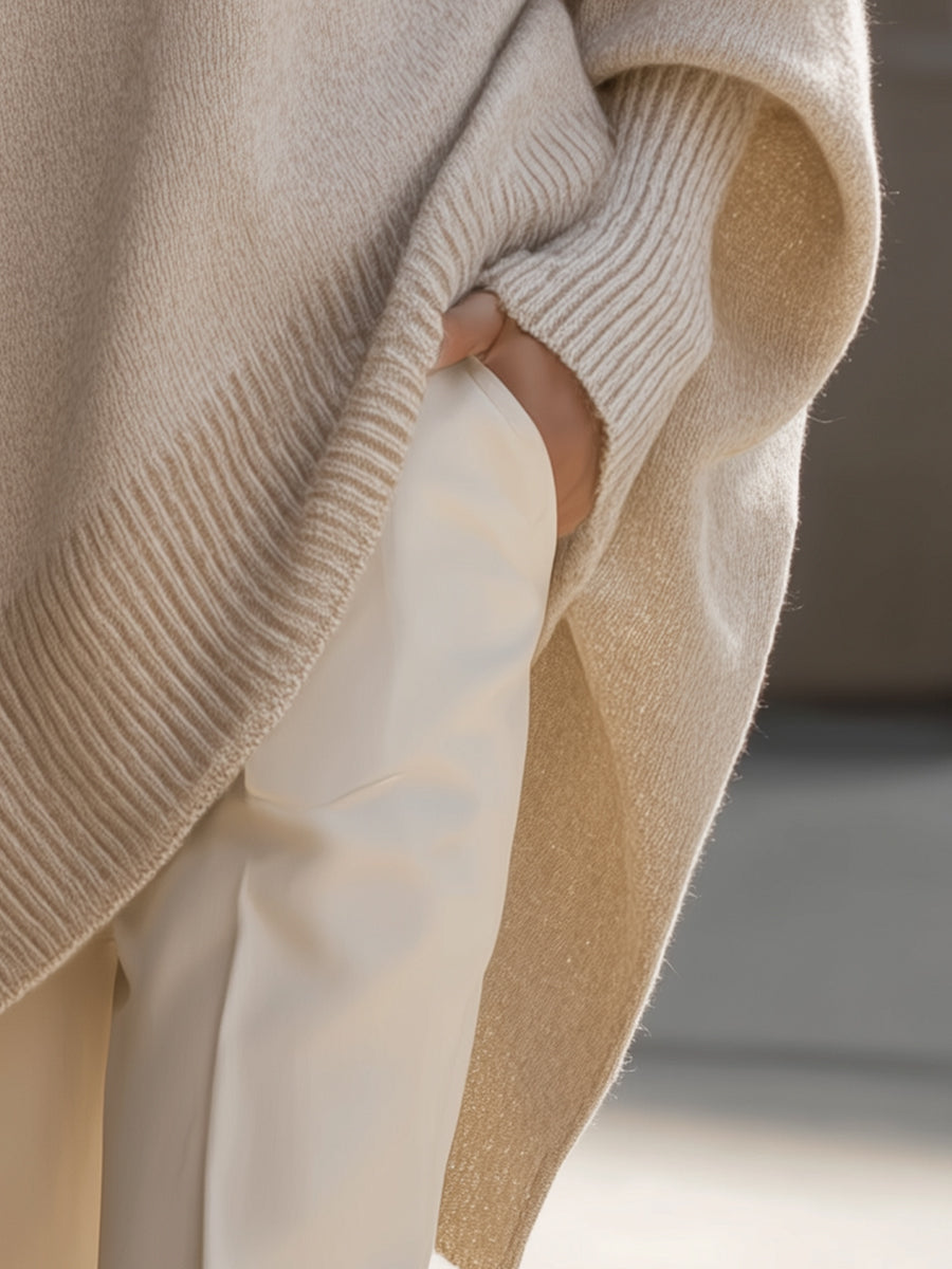 Claire's Oversized Wide-Neck Sweater