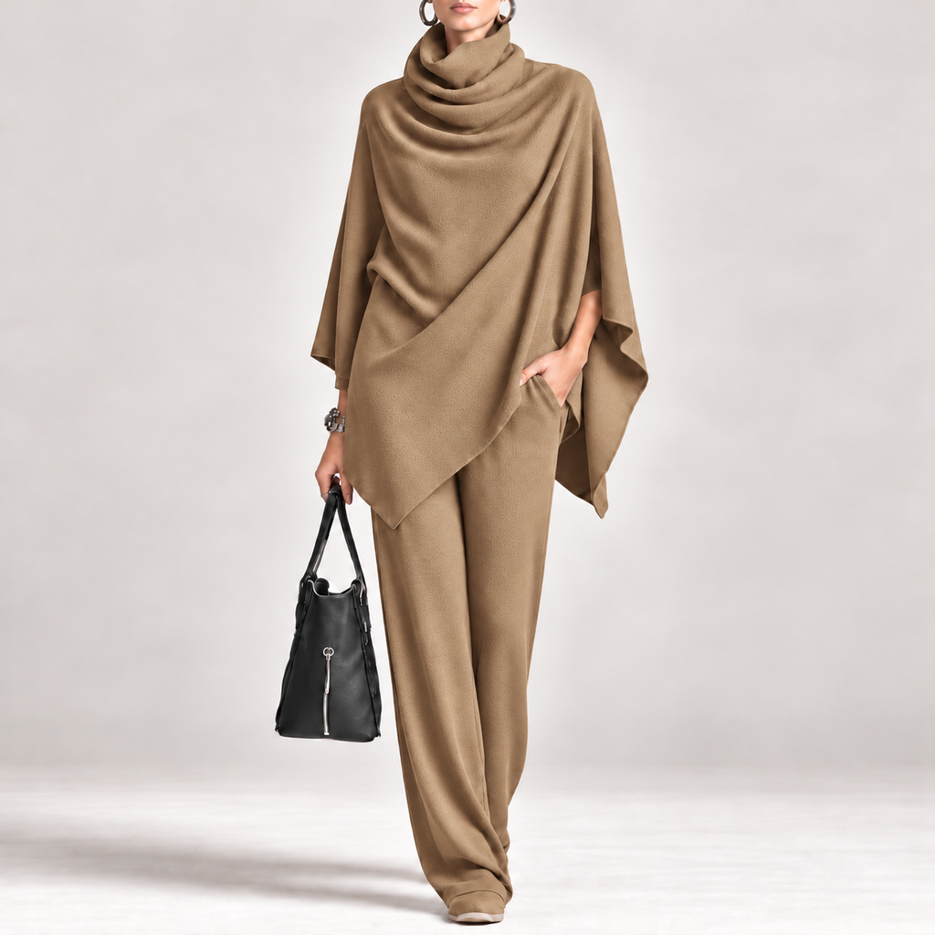 Claire Cape & Wide-Leg Set