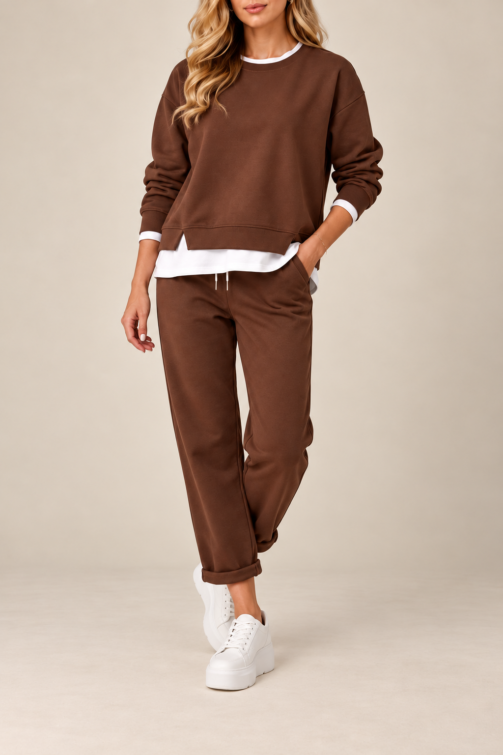 Women's Two‑Piece Sweatshirt Set