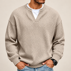 Layered Comfort Waffle Tee