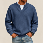 Layered Comfort Waffle Tee