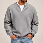 Layered Comfort Waffle Tee