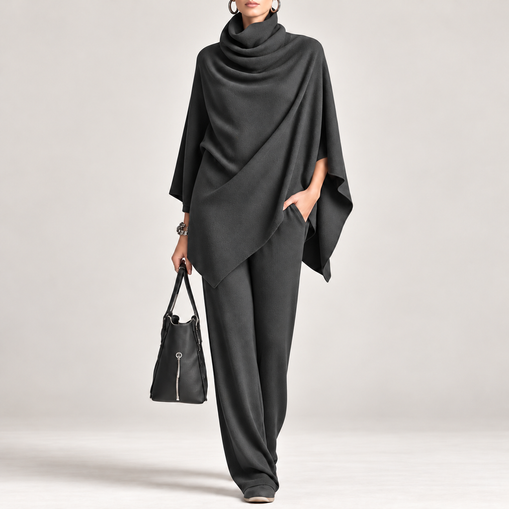 Claire Cape & Wide-Leg Set