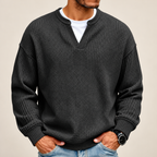 Layered Comfort Waffle Tee