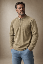 Charles Saltwater Long Sleeve Henley