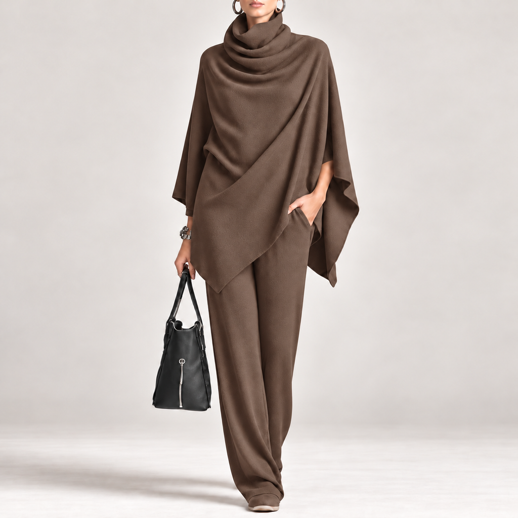 Claire Cape & Wide-Leg Set