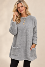 CozyCloud™ | Women's Fleece-Lined Pocket Tunic