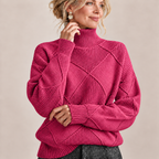 Isadora™  | Turtle-Neck Long Sleeve  Sweater