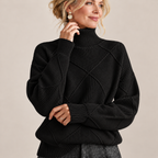 Isadora™  | Turtle-Neck Long Sleeve  Sweater