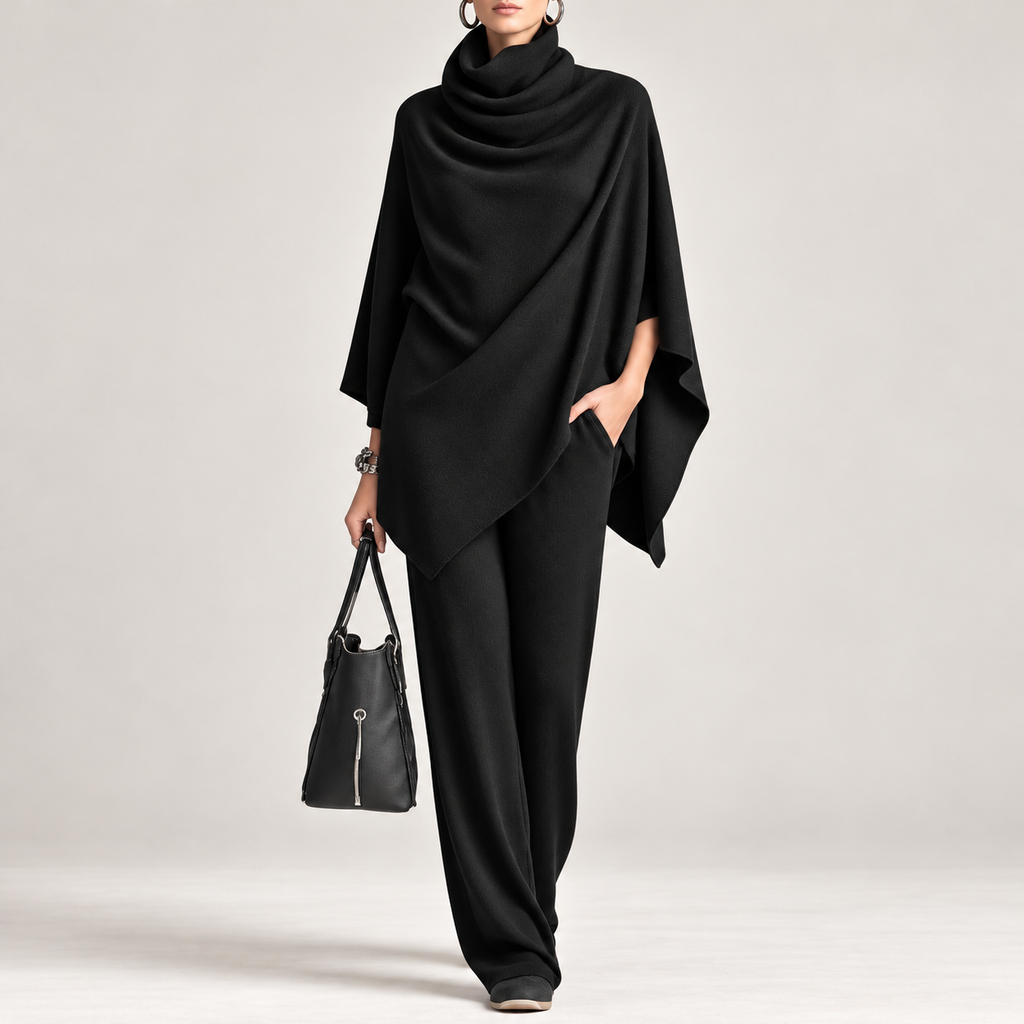 Claire Cape & Wide-Leg Set