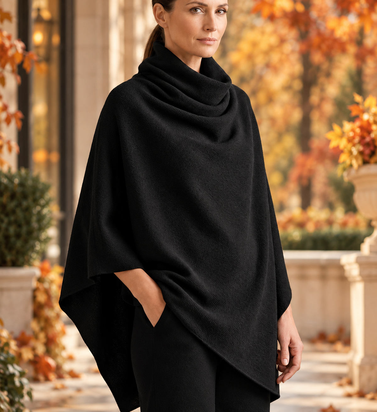Claire Cape & Wide-Leg Set