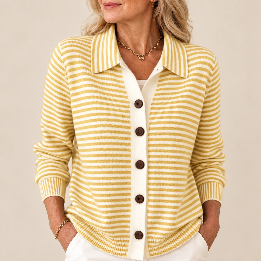 Blythe™ Striped Button Cardigan