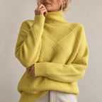 Isadora™  | Turtle-Neck Long Sleeve  Sweater