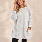 CozyCloud™ | Women's Fleece-Lined Pocket Tunic