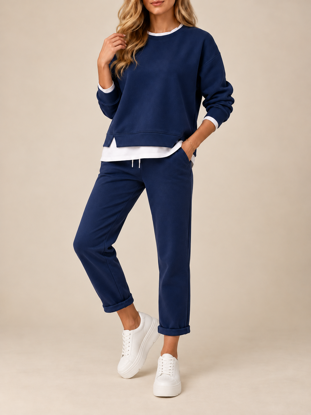 Women's Two‑Piece Sweatshirt Set