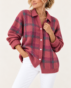 Vivienne™| Retro Check Sweater