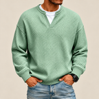 Layered Comfort Waffle Tee