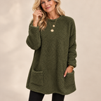 CozyCloud™ | Women's Fleece-Lined Pocket Tunic