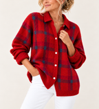 Vivienne™| Retro Check Sweater