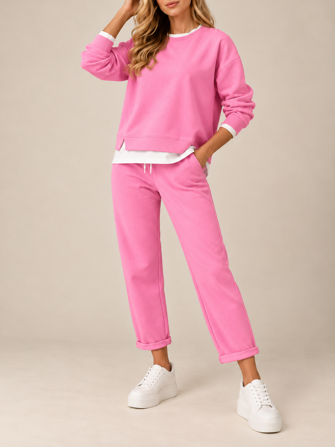 Women's Two‑Piece Sweatshirt Set