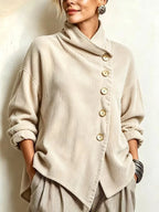 Claire | The Corduroy Button-Up Top