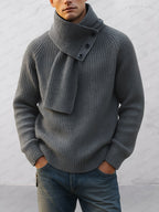 Luxe Minimalist Sweater & Scarf Set