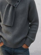 Luxe Minimalist Sweater & Scarf Set