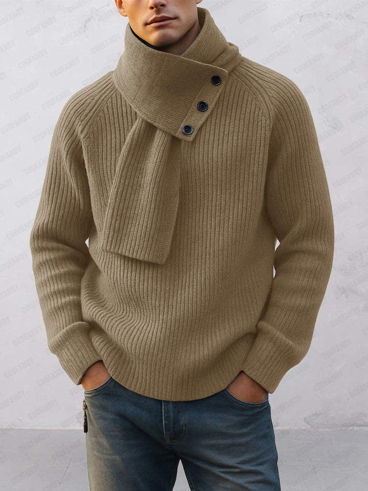Luxe Minimalist Sweater & Scarf Set