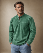 Charles Saltwater Long Sleeve Henley