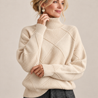 Isadora™  | Turtle-Neck Long Sleeve  Sweater