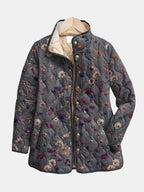 Charlotte™| Vintage Charming Floral Quilted Jacket