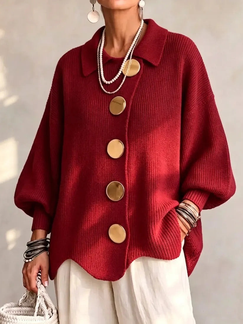 Claire's ™ Oversized Button Cardigan