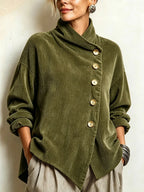 Claire | The Corduroy Button-Up Top
